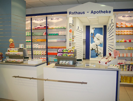 Verkaufs- und Kassenbereich